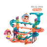 Big Size Magnetic Building Tiles 3D Building Blocks Construction Set Marble Run Magnet Blocks for Kids STEM Early Learning Toys - FLUFFI