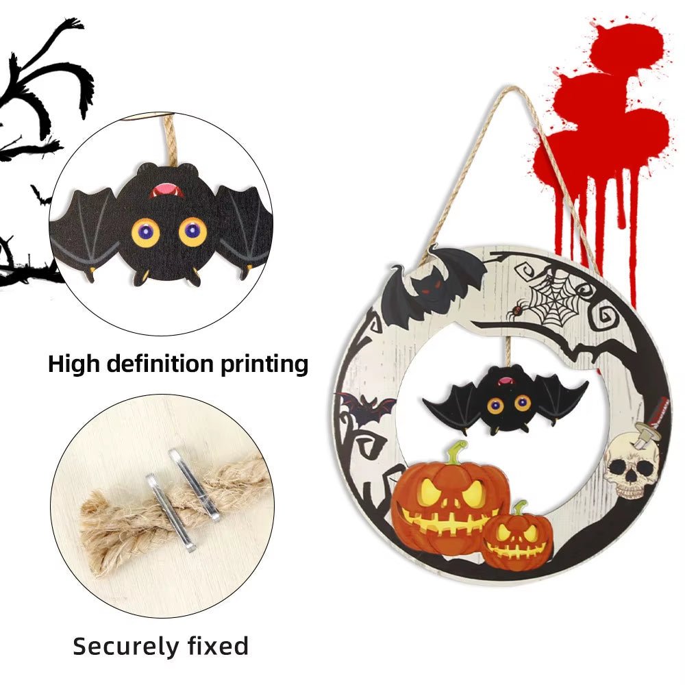BOO Halloween - Hanging Sign - FLUFFI