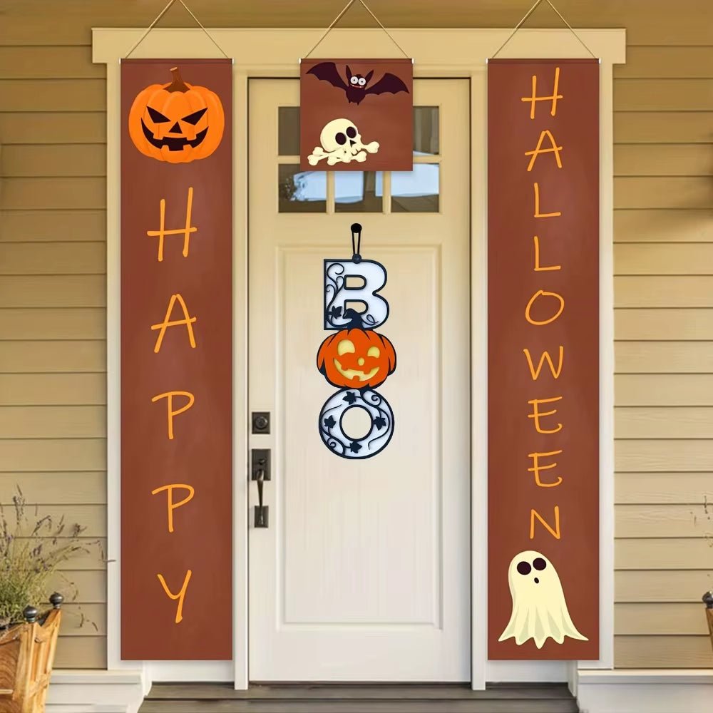 BOO Halloween - Hanging Sign - FLUFFI