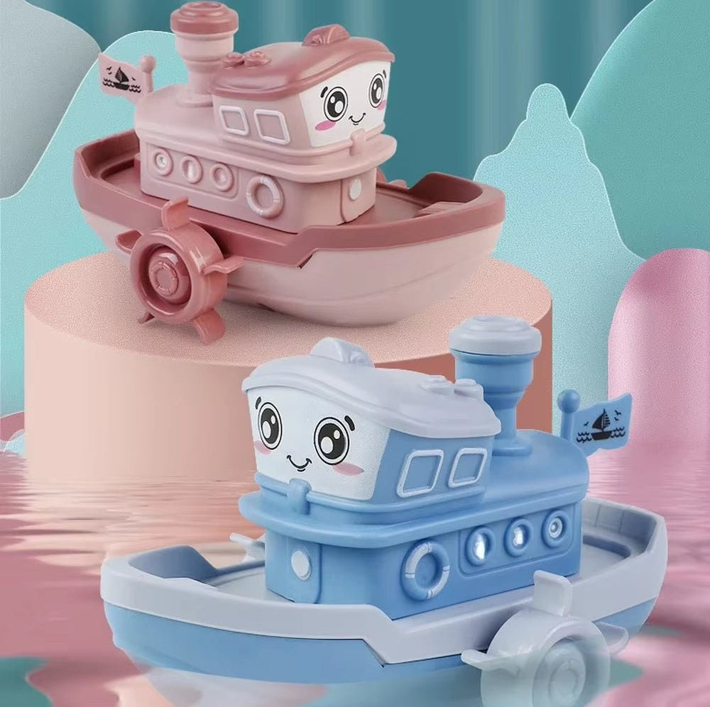 Bubble Boat | Clockwork Wind up Toy | Bath Toys - FLUFFI