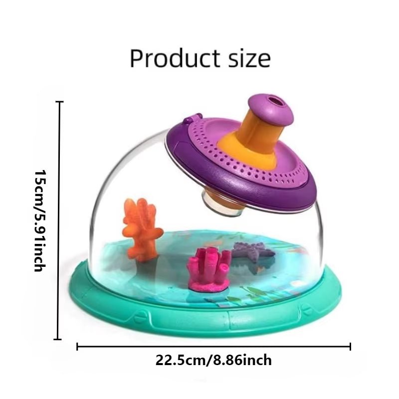 Bug Catcher Kit Critter Cage Butterfly Bug House Insect Observation Box with 5X Magnifying Glass Portable Explorer Kit for Kids - FLUFFI