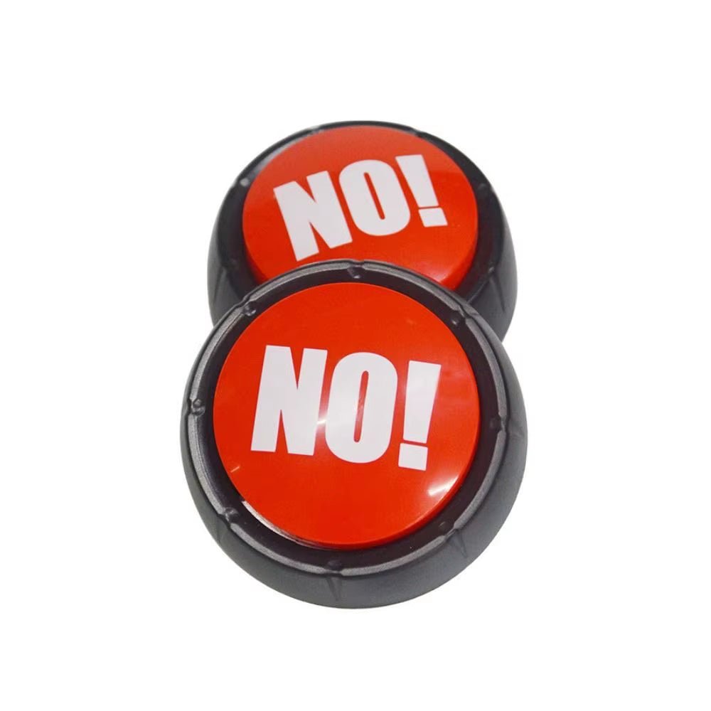 Button Sound Yes No Buttons Answer Buzzer Toy Buzzers Game Talking Party Dog Quiz Prank Funny Toys Show Recordable Wrong - FLUFFI