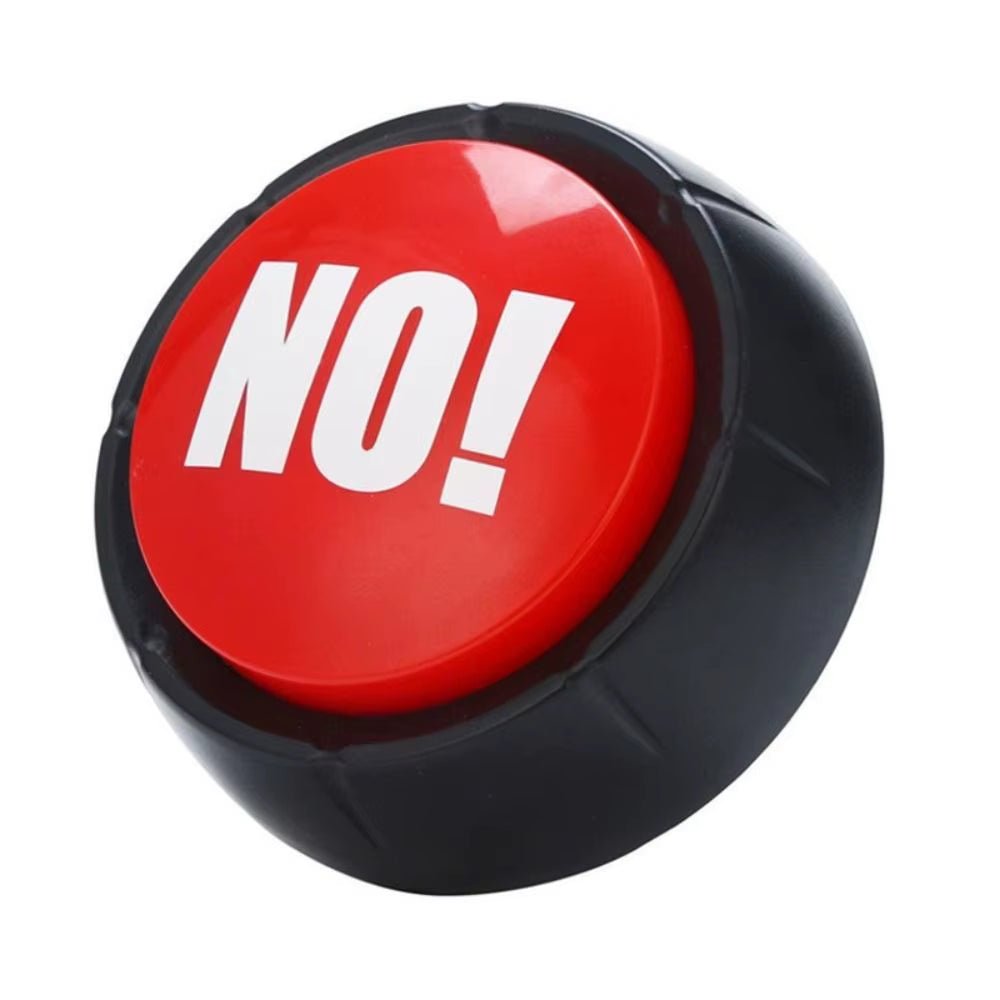 Button Sound Yes No Buttons Answer Buzzer Toy Buzzers Game Talking Party Dog Quiz Prank Funny Toys Show Recordable Wrong - FLUFFI