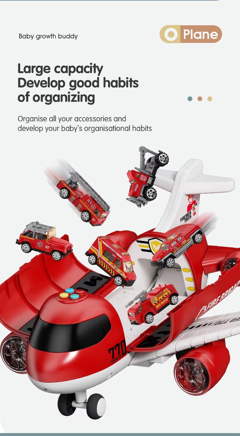 Cargo Airplane Toy - Passenger Plane - Multi - Function Inertia - FLUFFI