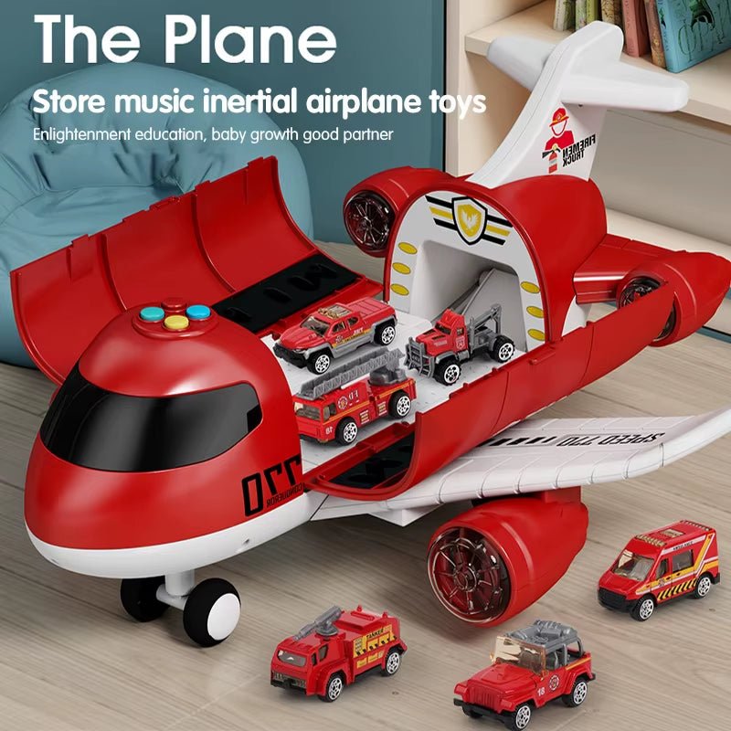 Cargo Airplane Toy - Passenger Plane - Multi - Function Inertia - FLUFFI