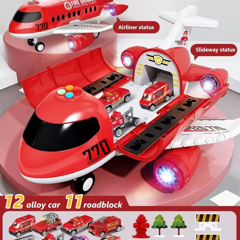 Cargo Airplane Toy - Passenger Plane - Multi - Function Inertia - FLUFFI