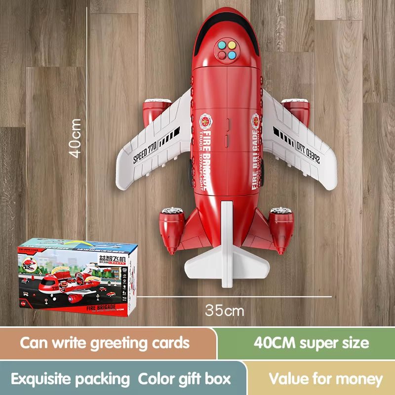 Cargo Airplane Toy - Passenger Plane - Multi - Function Inertia - FLUFFI
