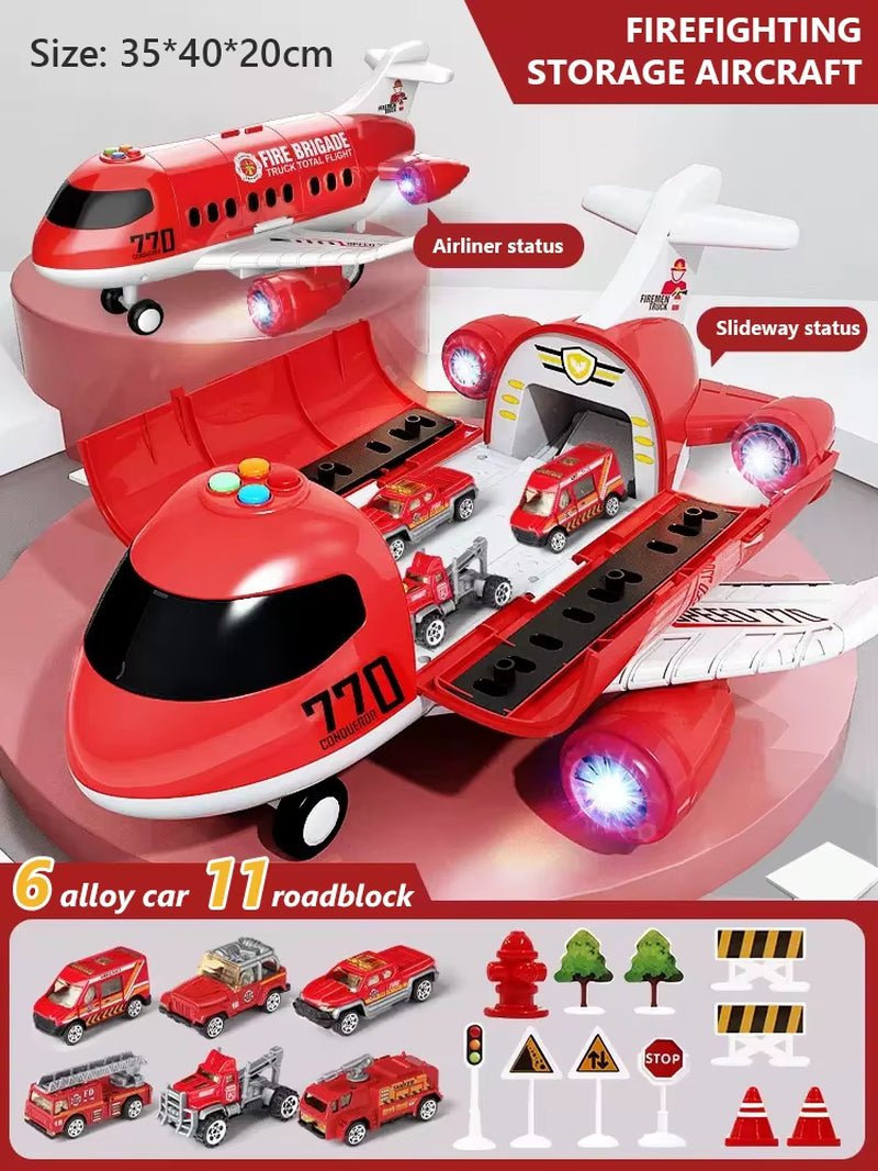 Cargo Airplane Toy - Passenger Plane - Multi - Function Inertia - FLUFFI