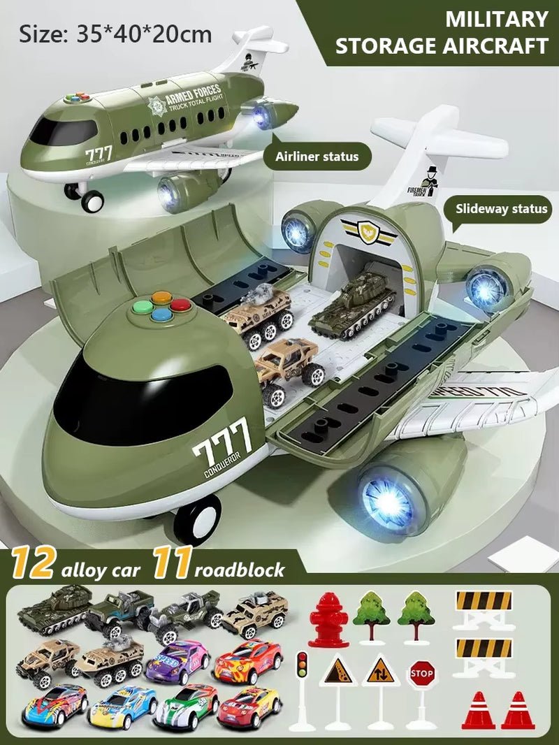 Cargo Airplane Toy - Passenger Plane - Multi - Function Inertia - FLUFFI