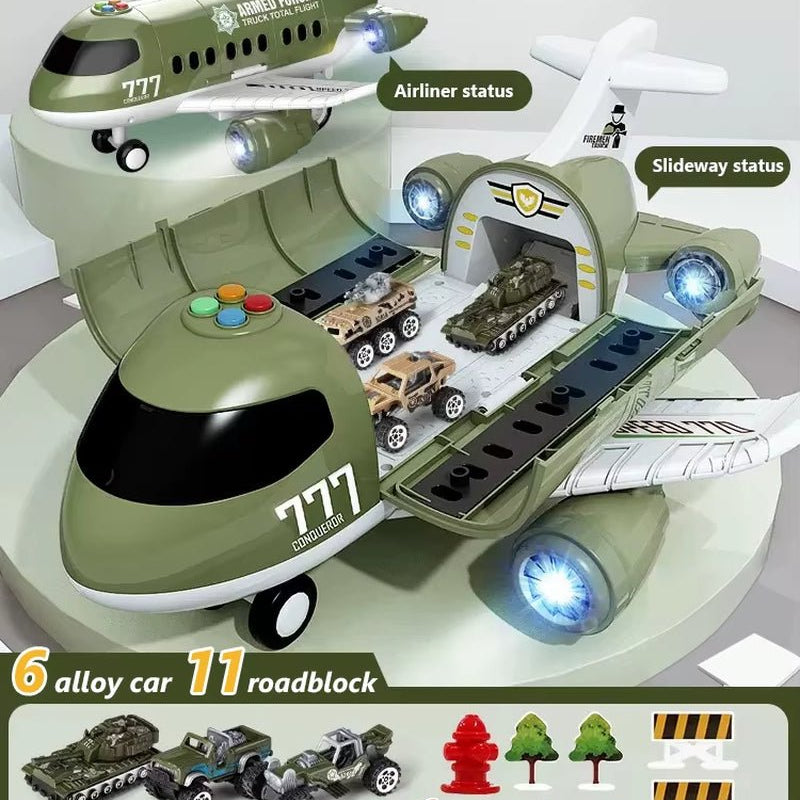 Cargo Airplane Toy - Passenger Plane - Multi - Function Inertia - FLUFFI