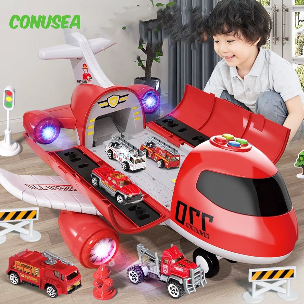 Cargo Airplane Toy - Passenger Plane - Multi - Function Inertia - FLUFFI