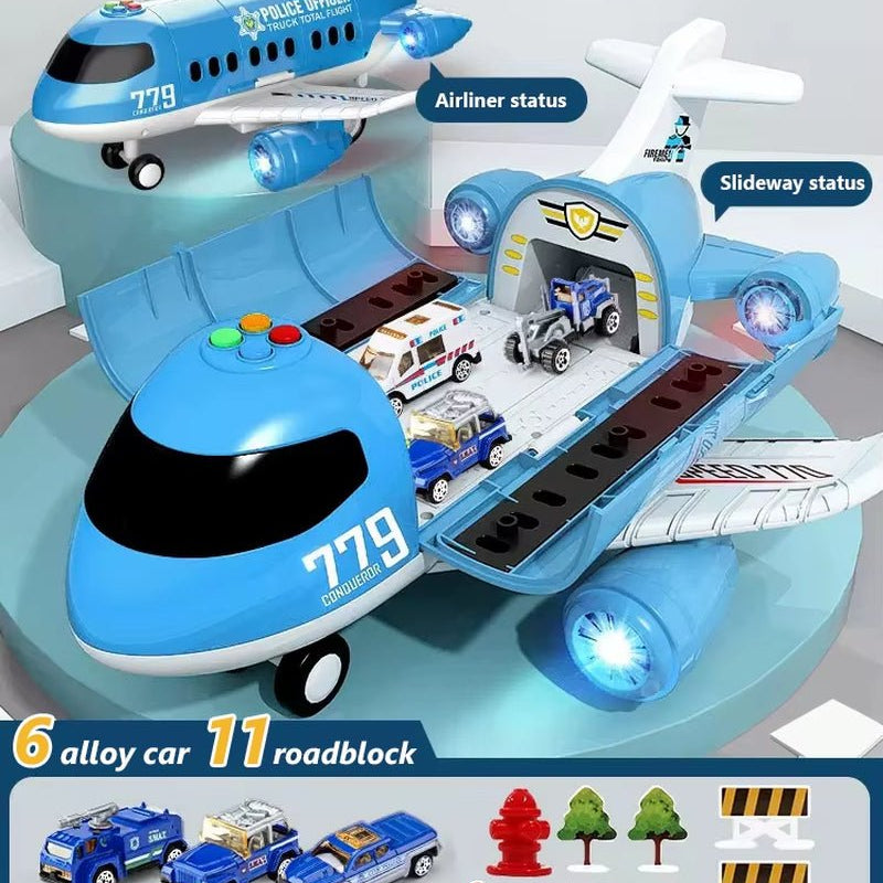 Cargo Airplane Toy - Passenger Plane - Multi - Function Inertia - FLUFFI