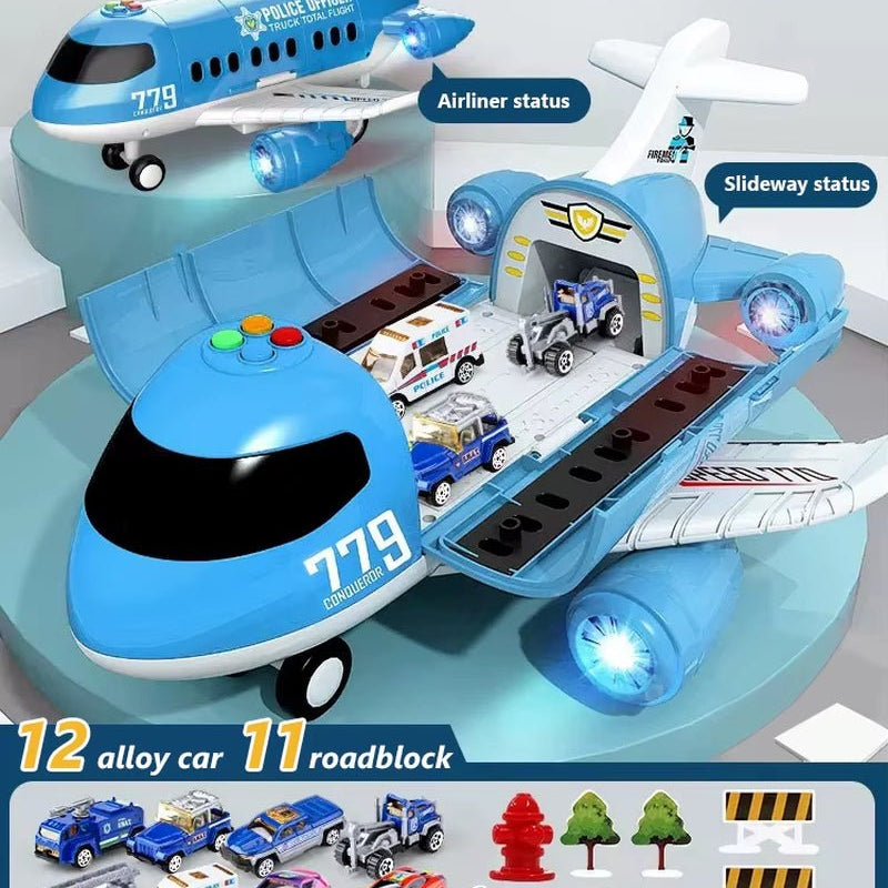 Cargo Airplane Toy - Passenger Plane - Multi - Function Inertia - FLUFFI