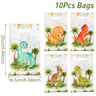 Cartoon Dinosaur Plastic Gift Bag Candy Bag Dinosaur Birthday Party Decor Kids Birthday Party Supplies Favors Baby Shower Decor - FLUFFI