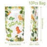 Cartoon Dinosaur Plastic Gift Bag Candy Bag Dinosaur Birthday Party Decor Kids Birthday Party Supplies Favors Baby Shower Decor - FLUFFI