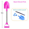 Children Beach Shovel 56Cm Stainless Steel Pointed Shovel Toy Sand Snow Thickened Play House Beach Shovel Outdoor - FLUFFI