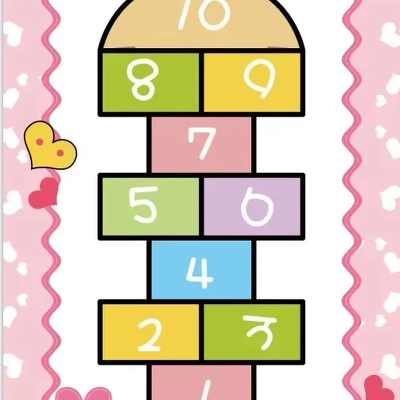 Children'S Hopscotch Boy Girl Cartoon Game Carpet Living Room Baby Cilming Non - Slip Indoor Mat Home Decoration Floor Rug - FLUFFI