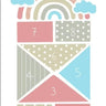 Children'S Hopscotch Boy Girl Cartoon Game Carpet Living Room Baby Cilming Non - Slip Indoor Mat Home Decoration Floor Rug - FLUFFI