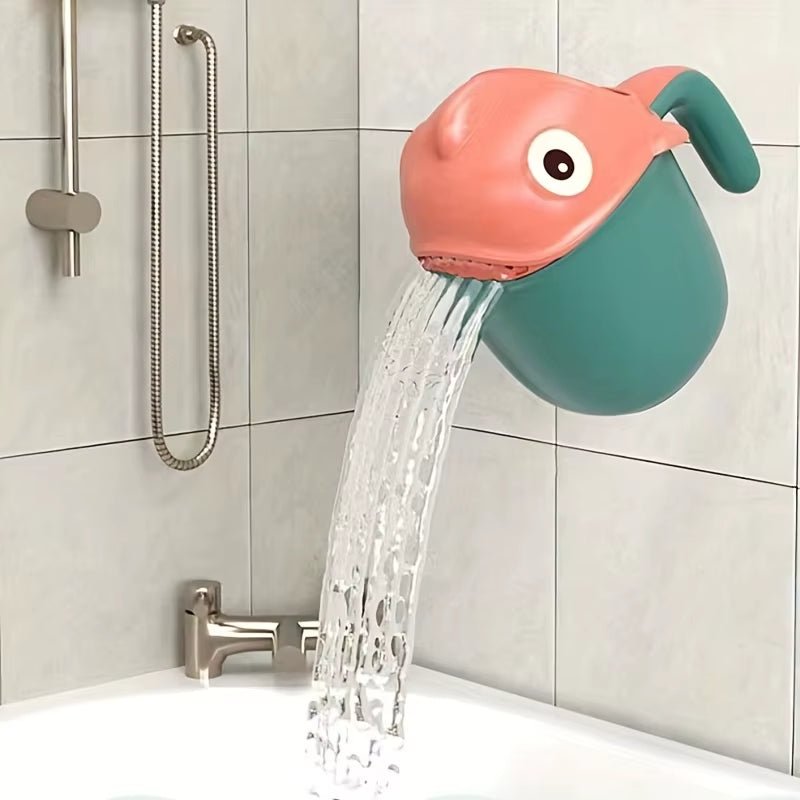 Children'S Shampoo Cup, Cute Cartoon Baby Shampoo Shark Cup Bailer, Newborn Baby Toddler Bath Shampoo Shower Scoop, 6.3Inch/16Cm - FLUFFI