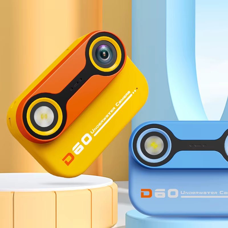 Children'S Sports Camera | Waterproof 2.4 - Inch | 1080P High - Definition | Night Vision Underwater Camera - FLUFFI