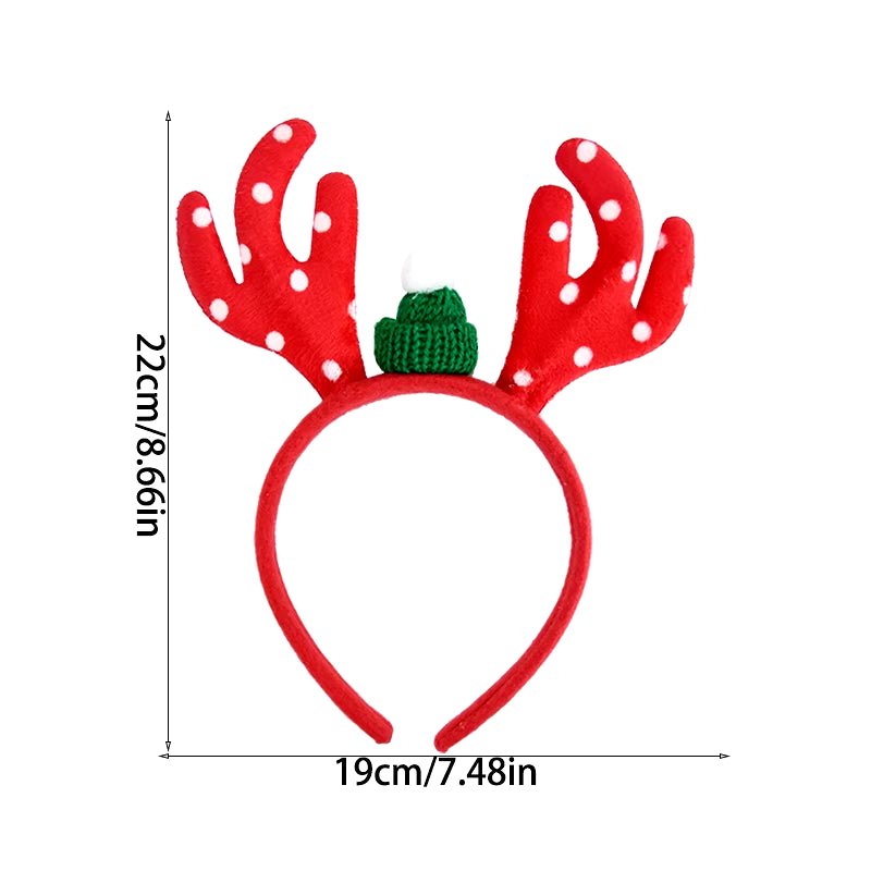 Christmas Headband | Santa Claus x Elk x Xmax Tree | Head Accessories - FLUFFI