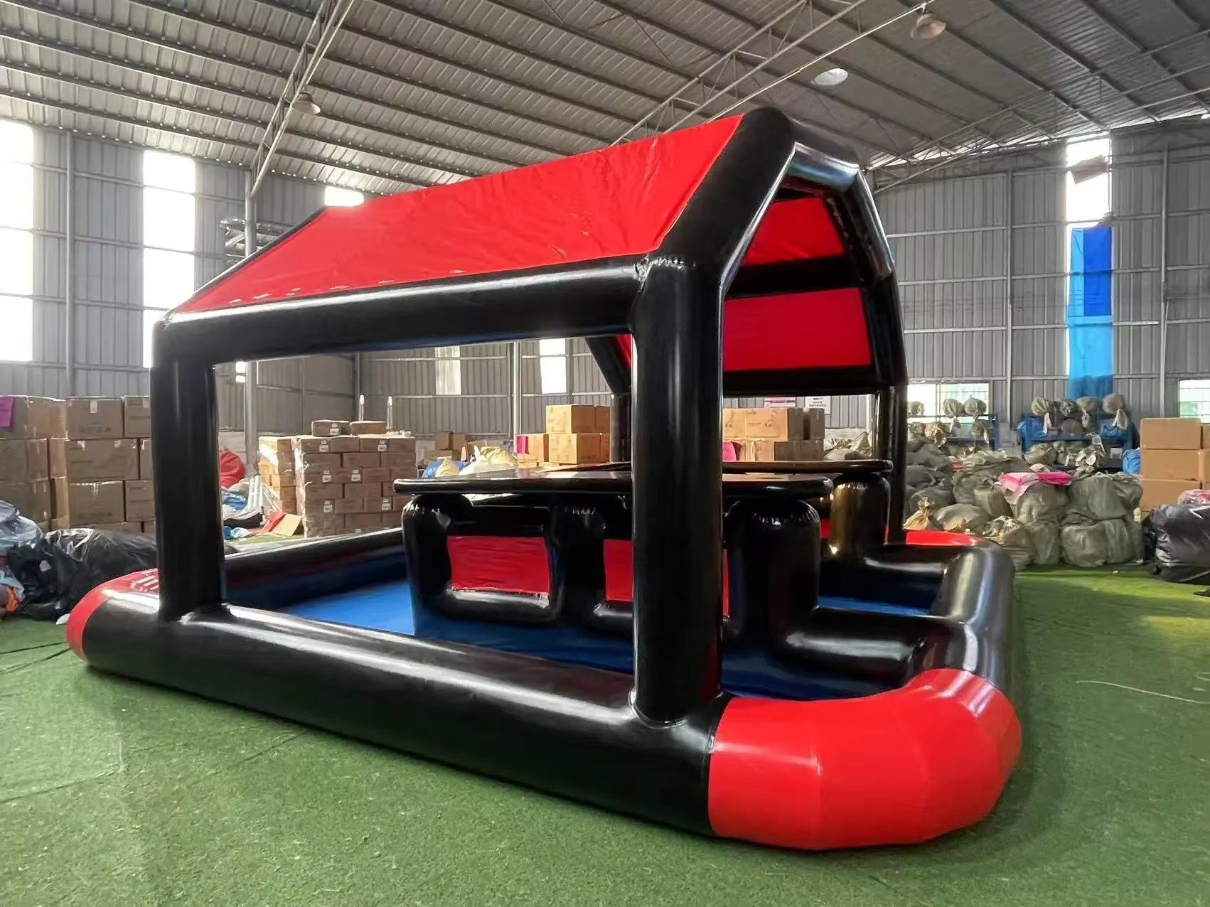 Commercial Awesome Inflatable Pool Bar Inflatable Pub House Water Blow up Pool Bar for Adult Kids Party Event Backyard 20*20Ft - FLUFFI