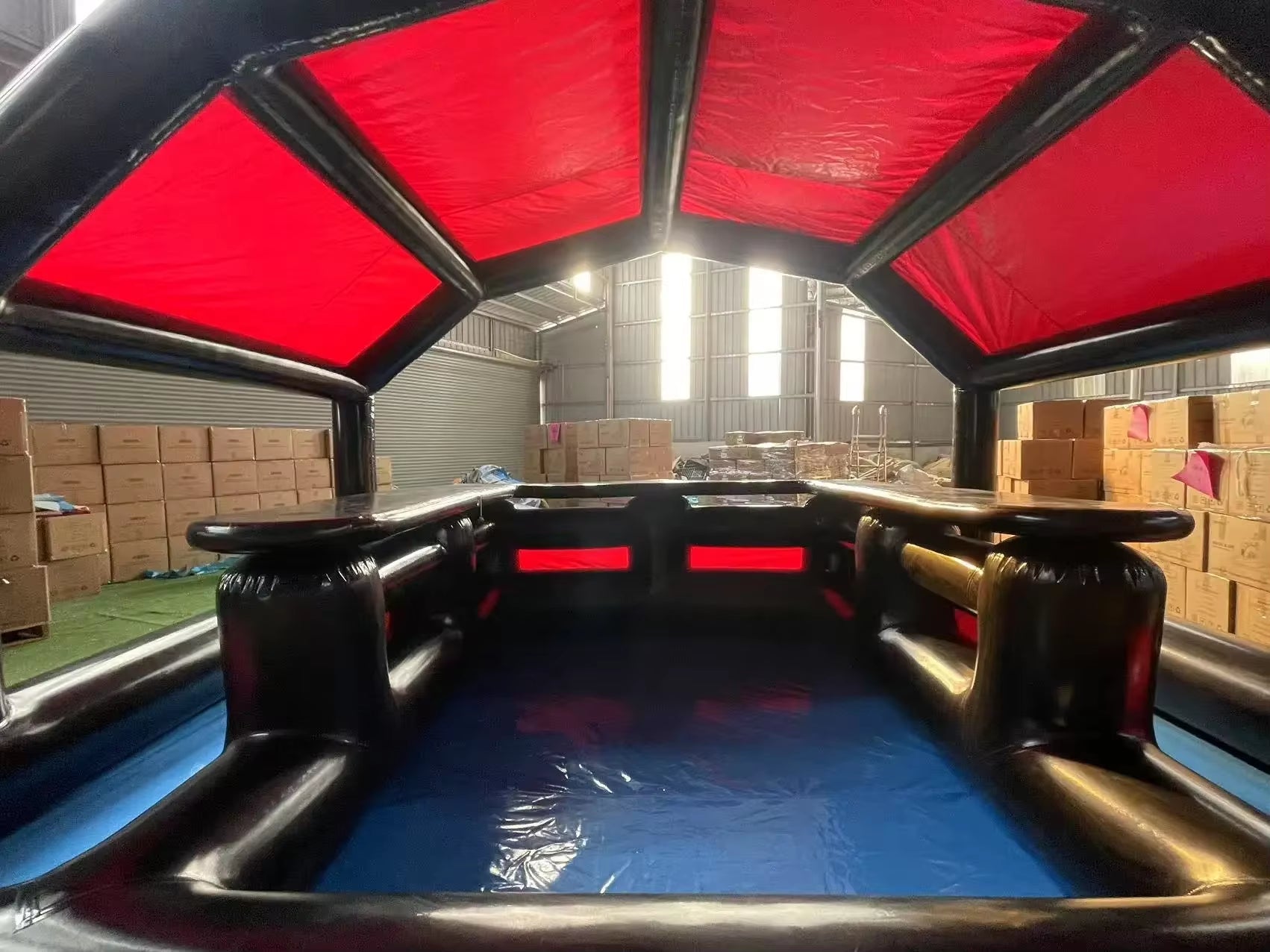 Commercial Awesome Inflatable Pool Bar Inflatable Pub House Water Blow up Pool Bar for Adult Kids Party Event Backyard 20*20Ft - FLUFFI