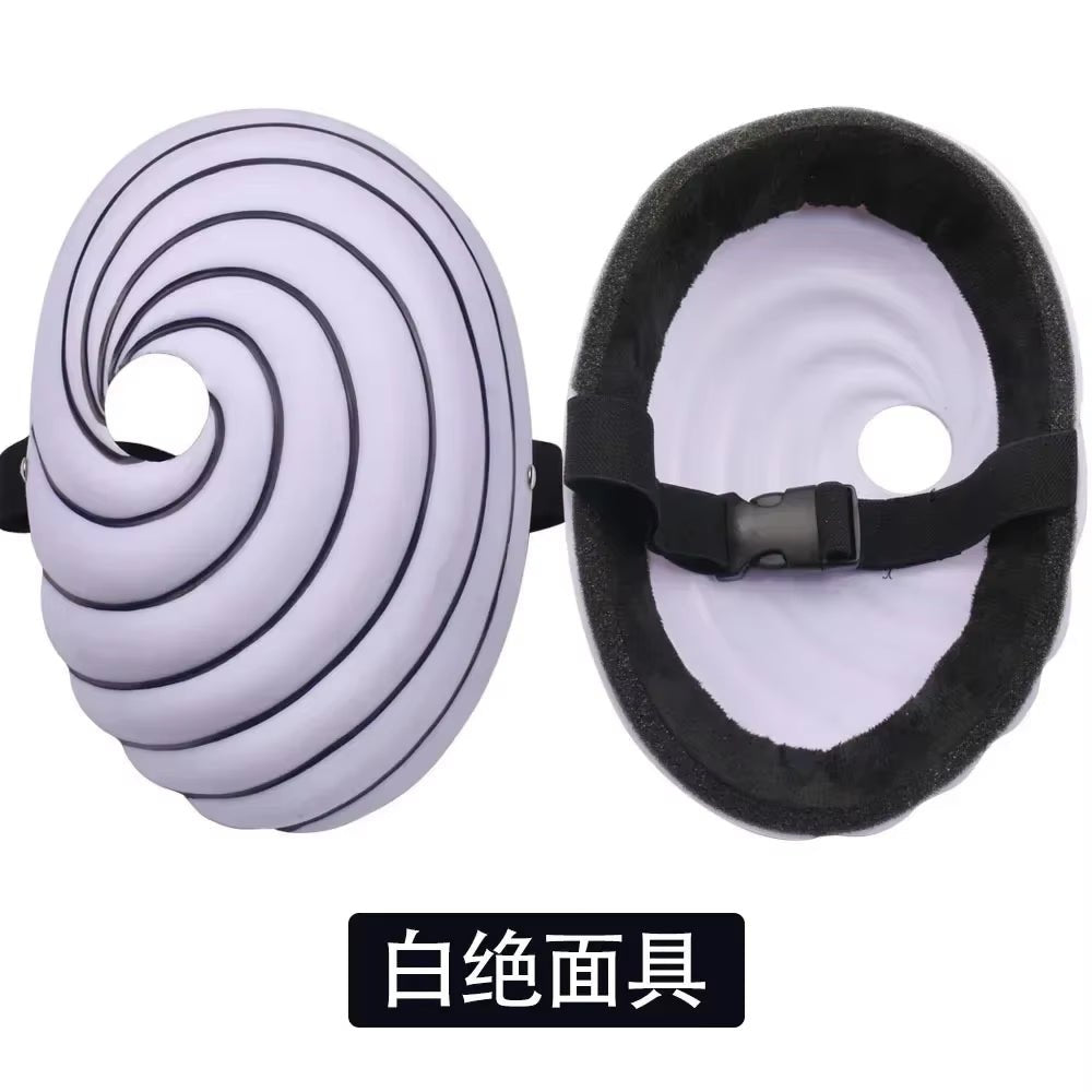 Cosplay Anime Ninja Akatsuki Obito Masker Unisex Maskerade Party Halloween Jurk up Verstelbare Maskers Kostuums Prop Accessoires - FLUFFI