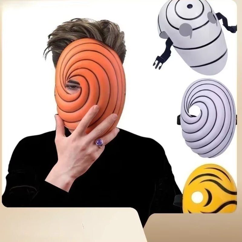 Cosplay Anime Ninja Akatsuki Obito Masker Unisex Maskerade Party Halloween Jurk up Verstelbare Maskers Kostuums Prop Accessoires - FLUFFI