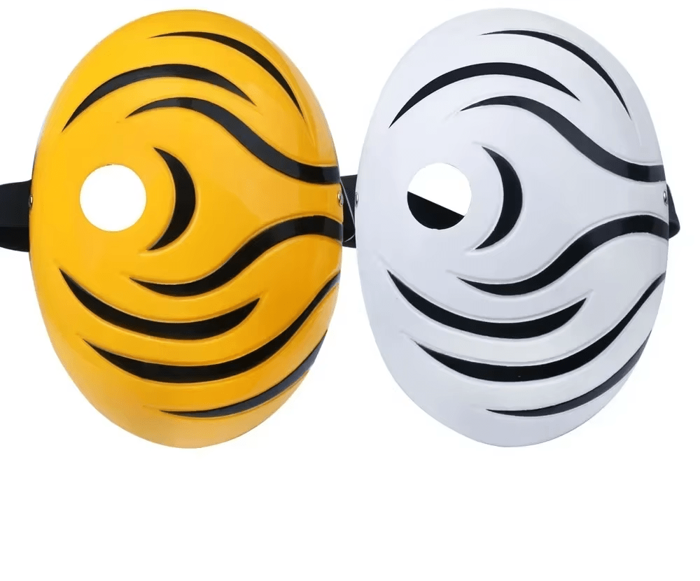 Cosplay Anime Ninja Akatsuki Obito Masker Unisex Maskerade Party Halloween Jurk up Verstelbare Maskers Kostuums Prop Accessoires - FLUFFI