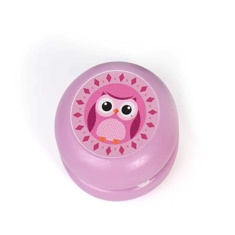 Cute Animal Print Wooden Yoyo Toys Ladybug Toy Kids Yo - Yo Creative Cartoon Unicorn Yo Yo Toys for Children 6Cm Wooden Yo Yo Ball - FLUFFI