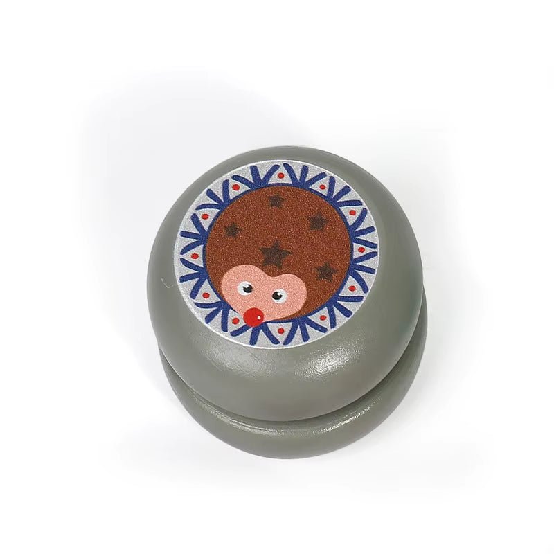 Cute Animal Print Wooden Yoyo Toys Ladybug Toy Kids Yo - Yo Creative Cartoon Unicorn Yo Yo Toys for Children 6Cm Wooden Yo Yo Ball - FLUFFI
