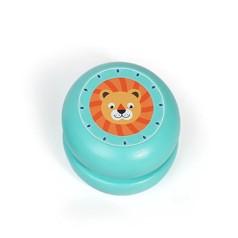 Cute Animal Print Wooden Yoyo Toys Ladybug Toy Kids Yo - Yo Creative Cartoon Unicorn Yo Yo Toys for Children 6Cm Wooden Yo Yo Ball - FLUFFI