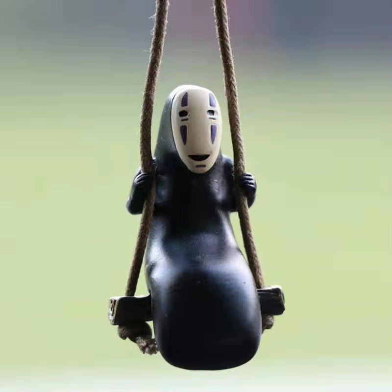 Cute Anime Car Ornaments Faceless Male Car Pendant Car Rearview Mirror Pendant - FLUFFI
