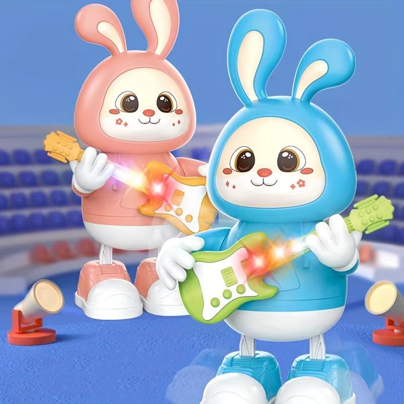 Dancing Rabbit - Musical Guitar - Singing Bunny - Music & Lights - FLUFFI