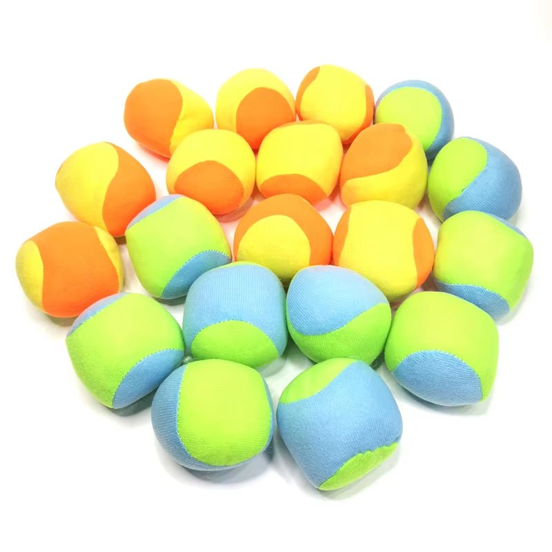 Dartboard Game Set round Cloth Dart Board Outdoor Hrowing Sticky Ball Target Toy with 20 Balls for Parent - Child Interaction Game - FLUFFI