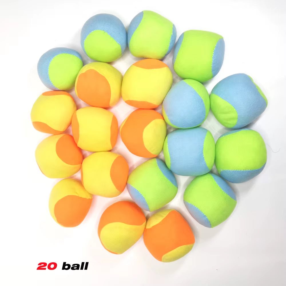 Dartboard Game Set round Cloth Dart Board Outdoor Hrowing Sticky Ball Target Toy with 20 Balls for Parent - Child Interaction Game - FLUFFI