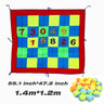 Dartboard Game Set round Cloth Dart Board Outdoor Hrowing Sticky Ball Target Toy with 20 Balls for Parent - Child Interaction Game - FLUFFI