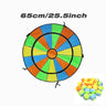 Dartboard Game Set round Cloth Dart Board Outdoor Hrowing Sticky Ball Target Toy with 20 Balls for Parent - Child Interaction Game - FLUFFI