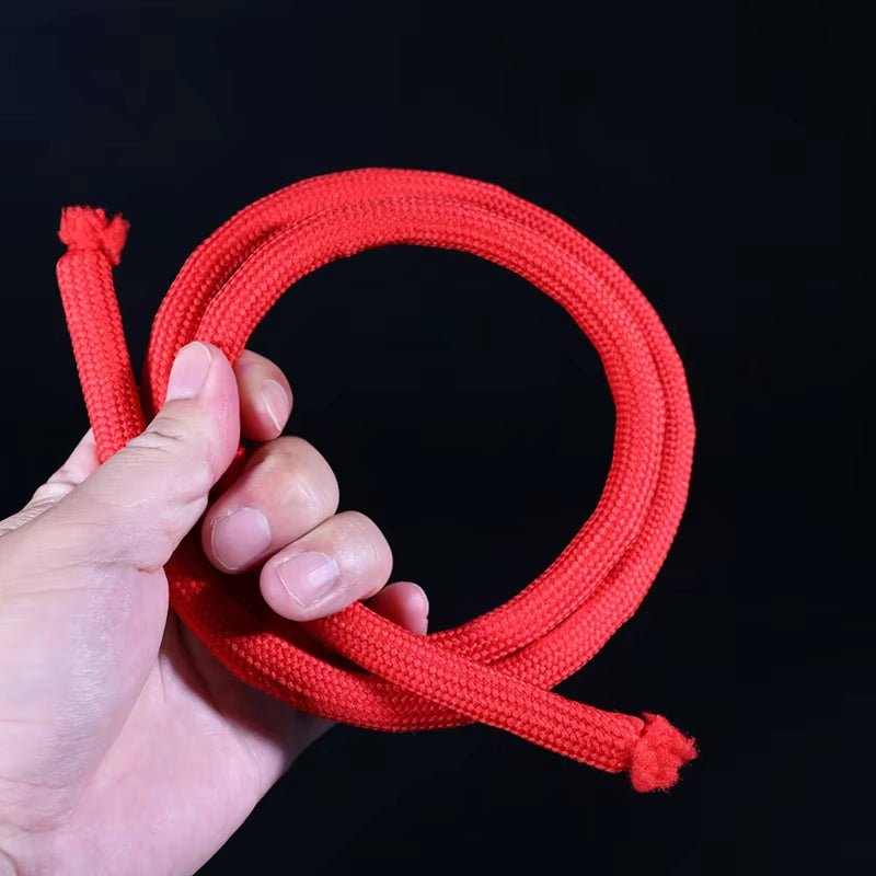Deluxe Stiff Rope (Red) by Kupper Magic Tricks Soft Rope to Stiff Magia Close up Street Illusions Gimmicks Mentalism Funny Props - FLUFFI