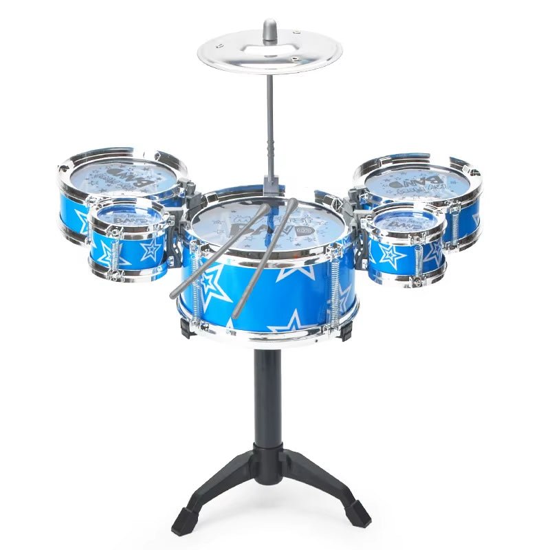 Drum Sets for Children Beginners Children'S Toys Dynamic Jazz Drums for Western Percussion Instrument - FLUFFI