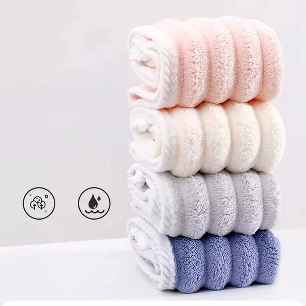 Dry Hair Cap for Women, Thickened and Super Absorbent Headscarf for Wiping Hair, Quick Drying Cap, Dry Hair Towel - FLUFFI