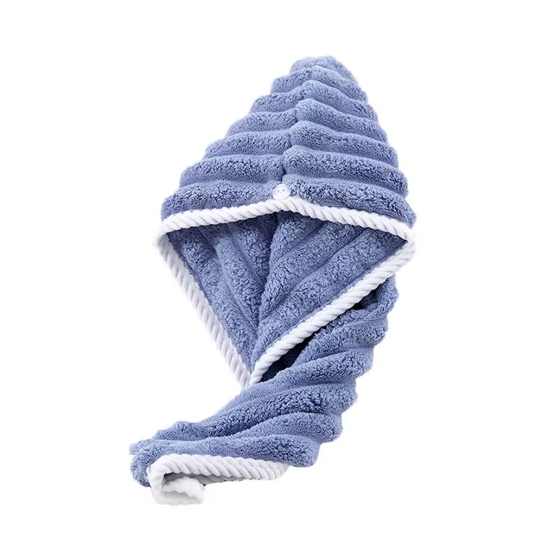 Dry Hair Cap for Women, Thickened and Super Absorbent Headscarf for Wiping Hair, Quick Drying Cap, Dry Hair Towel - FLUFFI
