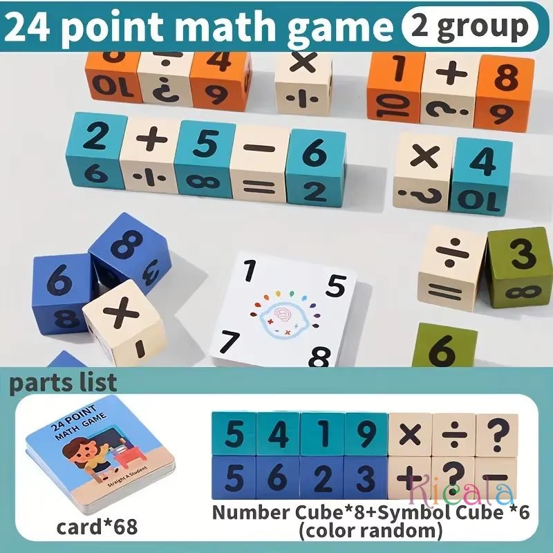 Educational Game Cube - Math Attack for Kids - FLUFFI