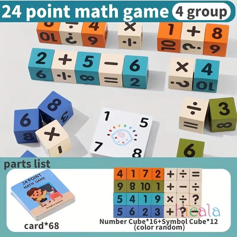 Educational Game Cube - Math Attack for Kids - FLUFFI