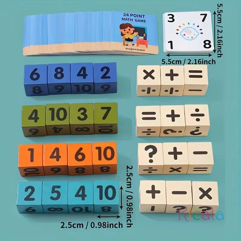 Educational Game Cube - Math Attack for Kids - FLUFFI