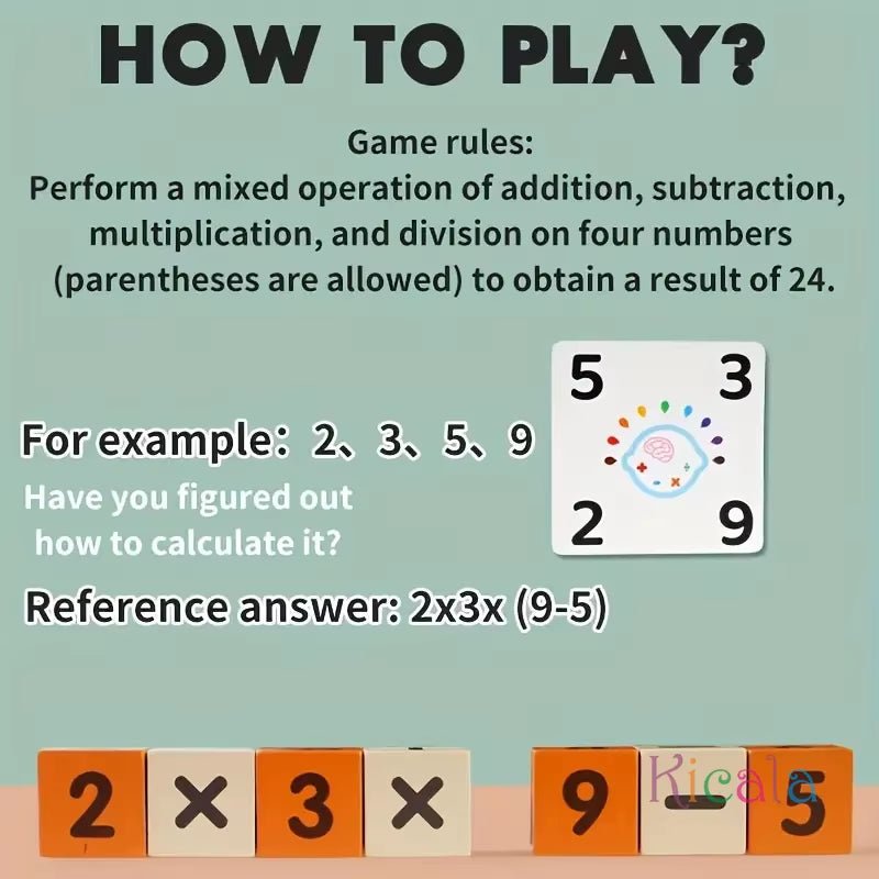 Educational Game Cube - Math Attack for Kids - FLUFFI