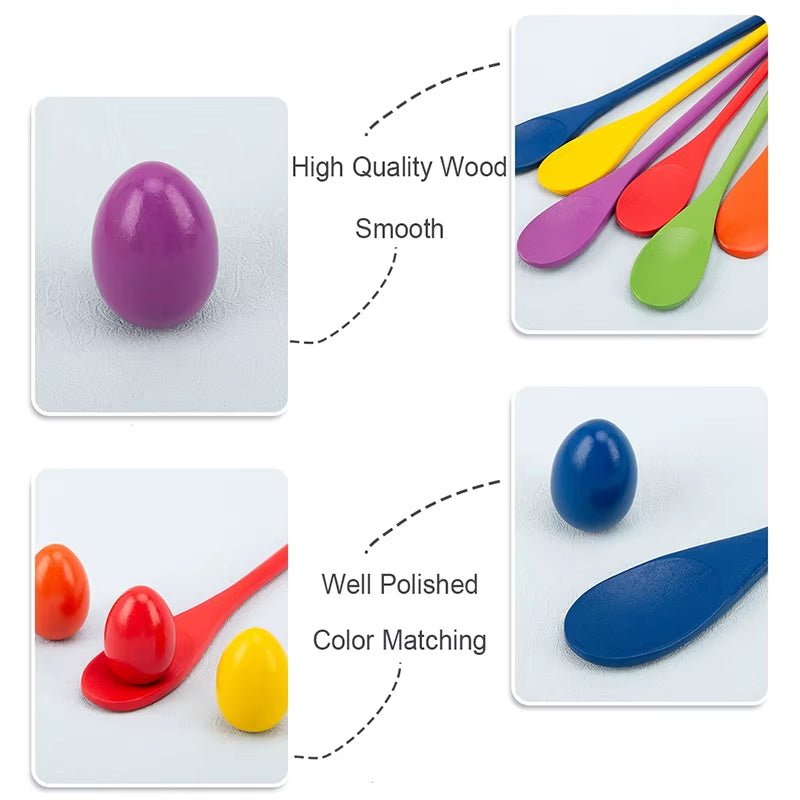 Egg and Spoon Race | Outdoor Fun! Games | Balance Toys - FLUFFI