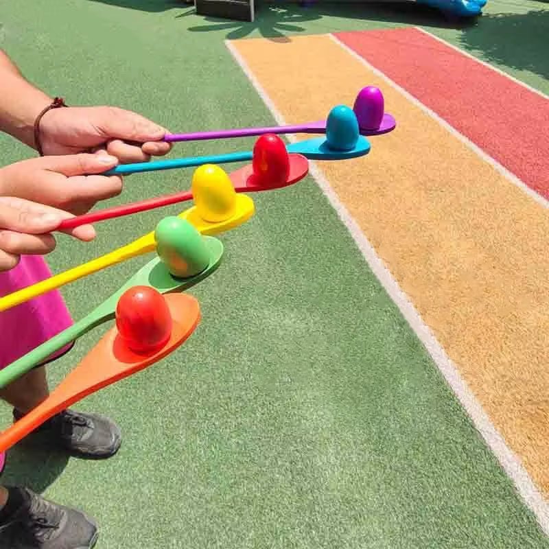 Egg and Spoon Race | Outdoor Fun! Games | Balance Toys - FLUFFI