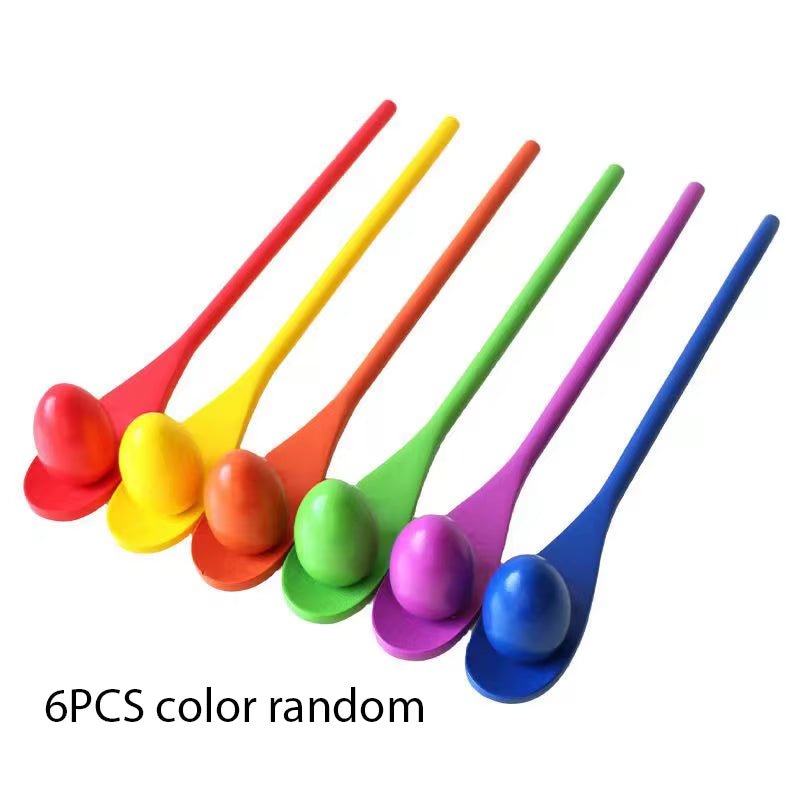 Egg and Spoon Race | Outdoor Fun! Games | Balance Toys - FLUFFI